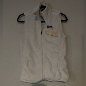 Patagonia re-tool Women's Off-White Fleece Vest